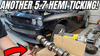Challenger R/T 5.7 HEMI Ticking Like Crazy Part 1.