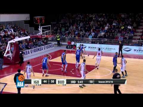 ABA Liga 2015/16 highlights: Igokea - Budućnost VOLI R11 (22.11.2015)