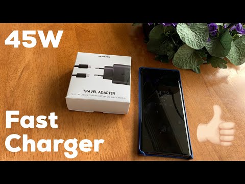 Samsung TA845XBE Travel Greitas įkroviklis Type-C į Type-C, 45W, 1m (Juodas) video