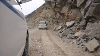 Eine Fahrt durch das Himalaja Gebirge
