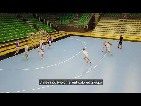 10 passes, Handball exercise, Warm-up, Learn Handball (English)