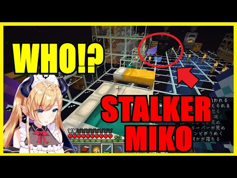 OtakMori Translations - VTubers - 【Hololive】Choco Stalked By Miko, The Kind Demon Lord【Minecraft】【Eng Sub】