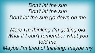 Atb - Sun Goes Down Lyrics