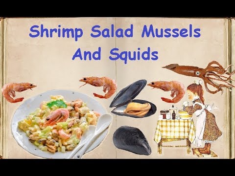 Shrimp Salad Mussels And Squids / Book of recipes / Bon Appetit