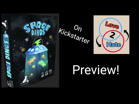 Preview of Space Dinos - On Kickstarter Now!