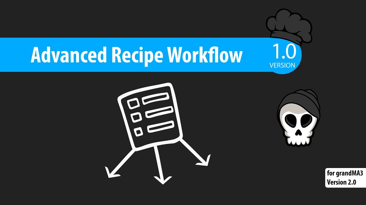 GrandMA3 AdvanceRecipeW
