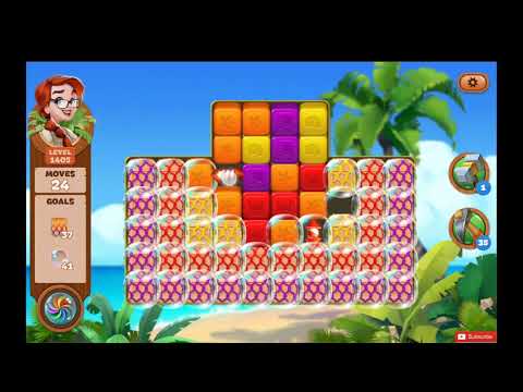 Lost Island Blast Adventure Level 1405 NO BOOSTERS - A S GAMING ✔