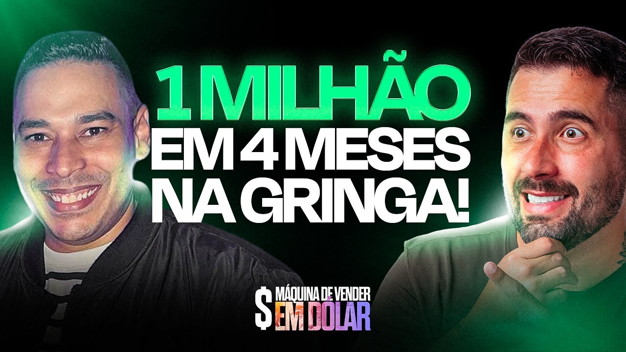 [Aluno Máquina de Vender em Dólar] Como ele fez 1 Milhão em 4 meses como AFILIADO NA GRINGA!