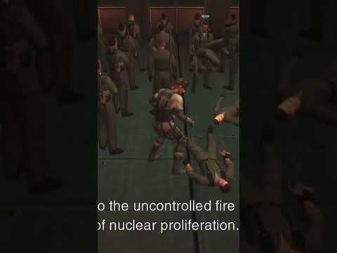 Fun with the Marines in MGS2 😁❗️ #metalgearsolid #ps5 #xbox #konami #gaming #nintendoswitch