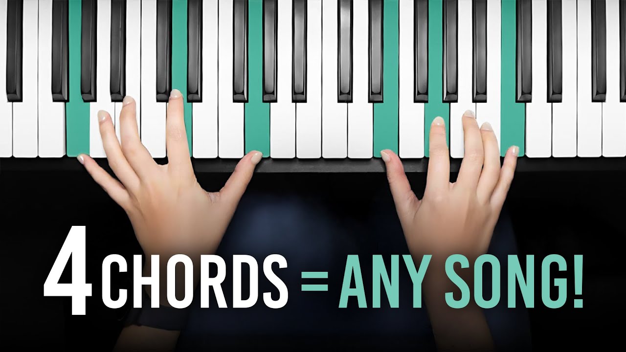 Play Your First Song On Piano (Only 4 Chords!)