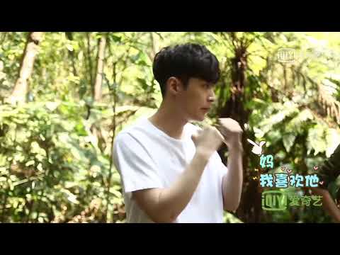 190222 Zhang Yixing Lay - The Golden Eyes behind the scenes 黃金瞳花絮 庄睿睿雨林練拳救菲菲