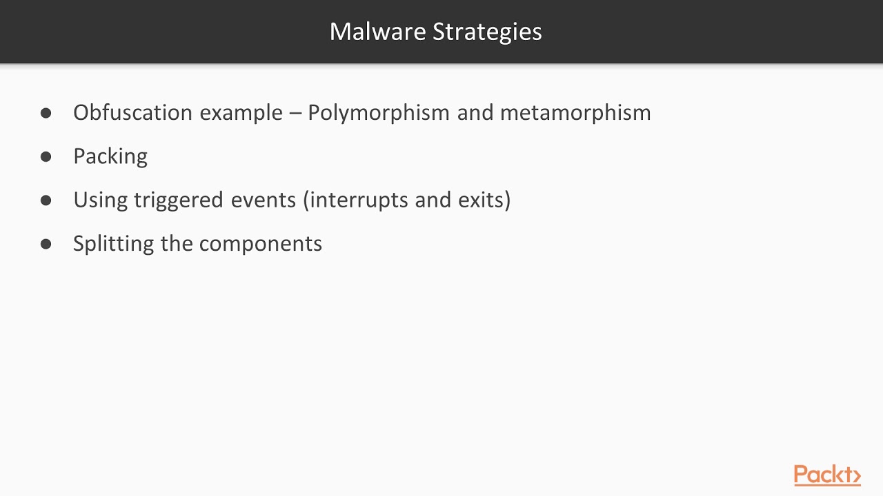 Advanced Malware Analysis: Malware Detection Techniques|packtpub.com