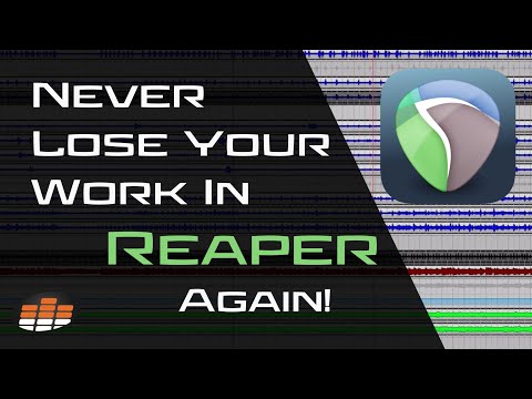 Reaper - Back Up Basics - Pro Mix Academy