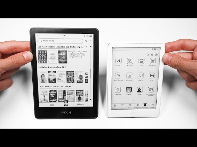Kindle 🆚 BOOX  Este es EL MEJOR eBook de 2026
