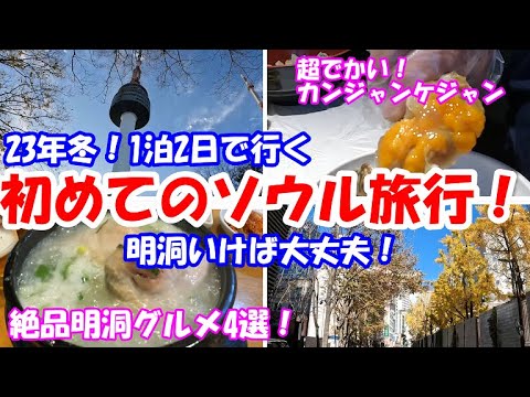 [Primeira viagem a Seul] Inverno de 2023 [4 seleções de comida gourmet Myeong-dong]