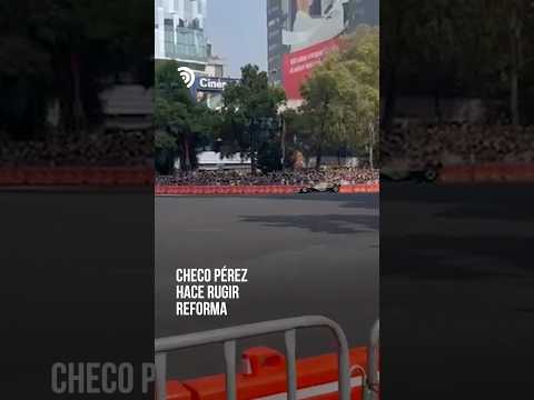 Checo vuelve a encender Reforma 🏎️🇲🇽