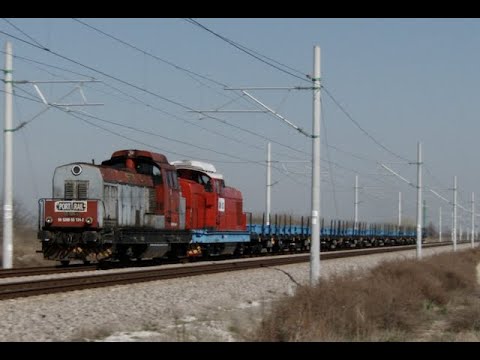 BDZ Rails between Sofia and Plovdiv - March 2019