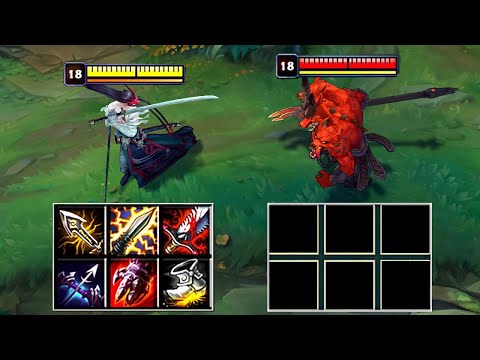 3000 STACK NO ITEM NASUS vs YONE FULL BUILD FIGHTS & Best Moments!