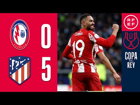 RESUMEN | CF Rayo Majadahonda 0-5 Club Atlético de Madrid | Copa del Rey | Dieciseisavos de final