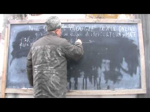 1. Bazele Matematicii: Lectia 25 - Notiunile de  LIMITA, DERIVATA (Clasele 11-12)  1/5