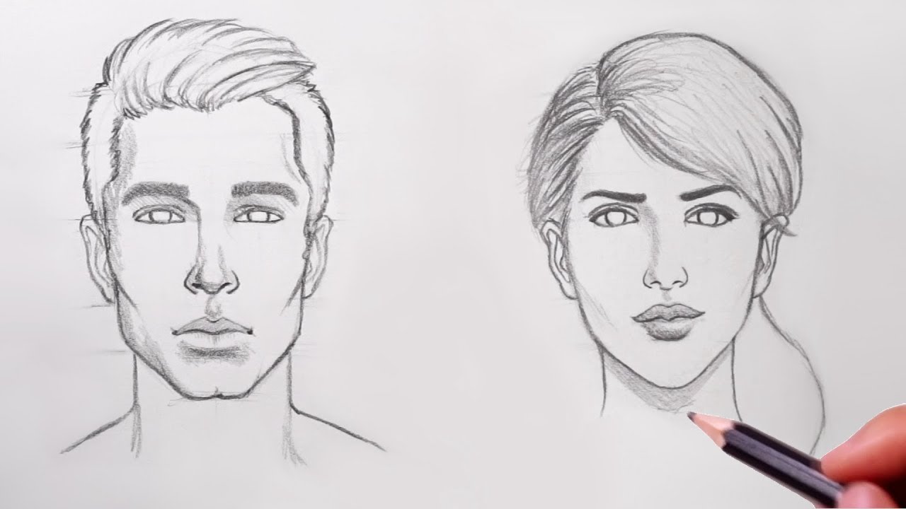 drawing how to draw faces by rapid fire art