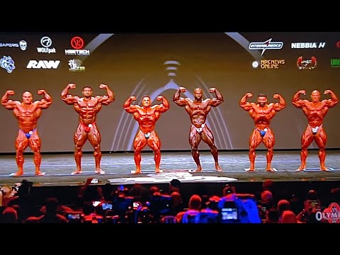 Mr Olympia 2025 Men's Open Prejudging First Callout - Top 6 - Derek,Samson,Hadi,Andrew,Martin,Nick