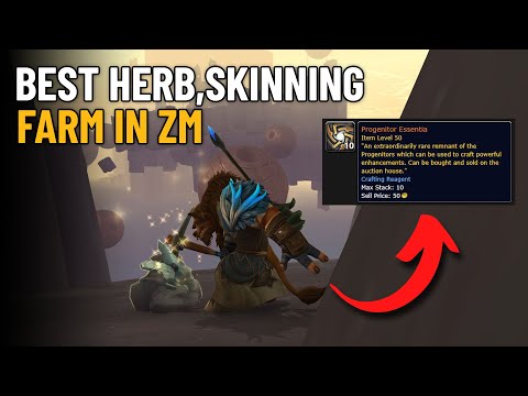 The BEST Progenitor Essentia/Hern/Mining/Chests Farm NOW WITH FLYING In Shadowlands