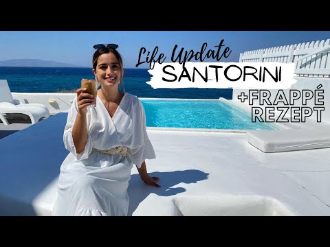 Frappé Original Griechischer Eiskaffee & Grüße aus Santorini (Kurzes Life Update)