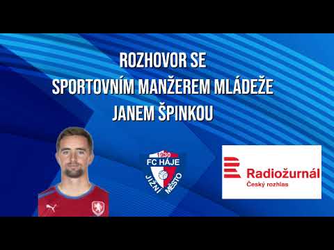 Sportovní manažer FC Háje JM Jan Špinka v Radiožurnálu