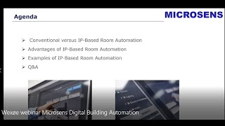 Microsens webinar Automation via IP
