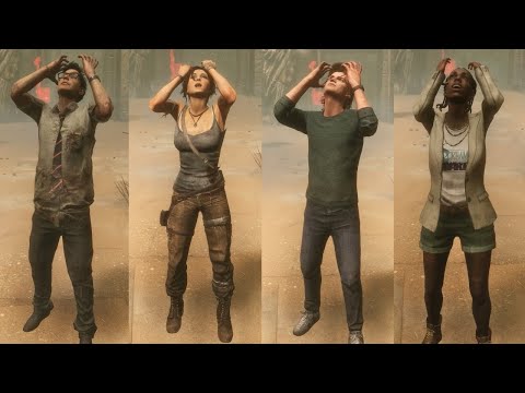 Dead By Daylight - All Survivor Scream Animations