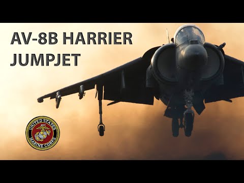 USMC AV-8B Harrier operations at sea #aviation