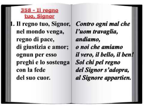358 Il regno tuo, Signor - Innario Chiesa Cristiana Avventista del Settimo Giorno 2014