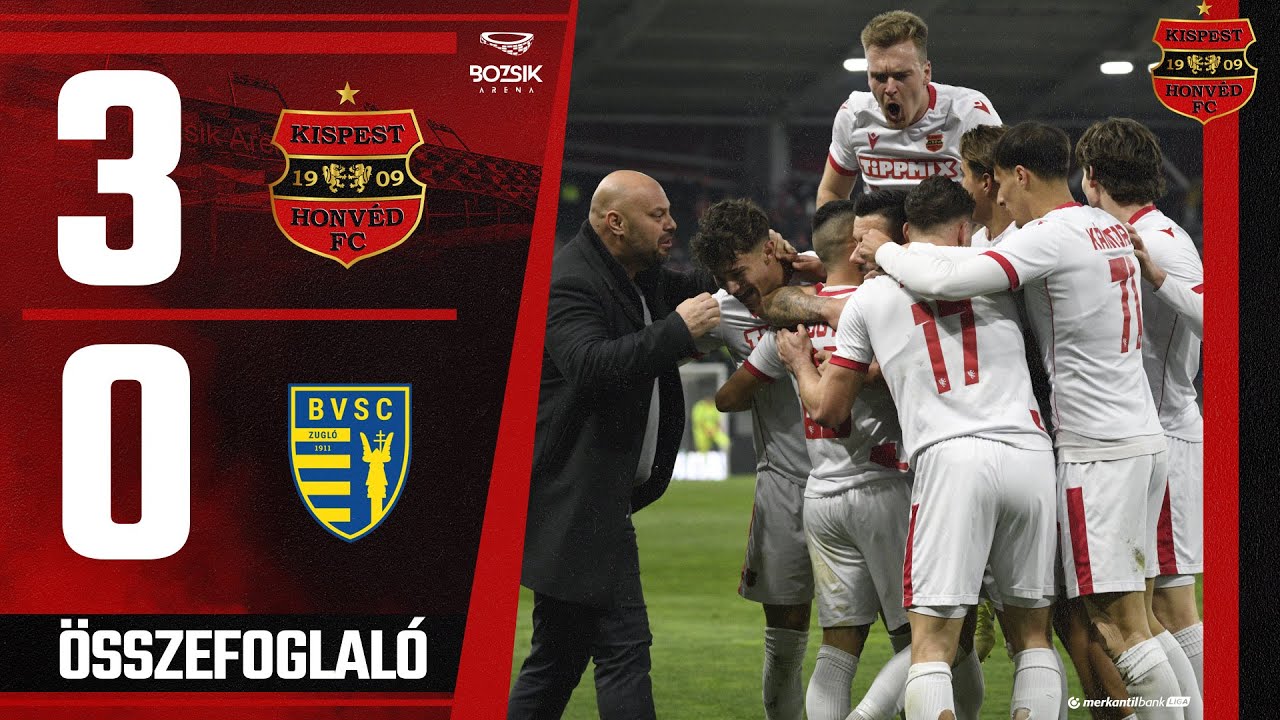 Budapest Honvéd FC - BVSC-Zugló 3-0