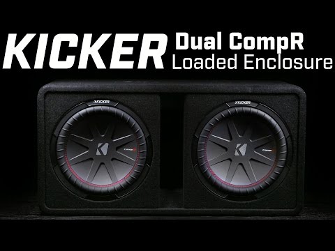 Kicker Dual CompR Subwoofer Ported Enclosure - New Model!