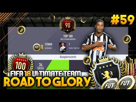 KAMPF UM DIE TOP 100! Meine BESTE Weekend League #59 🔥💰 - FIFA 18 Road to Glory [DEUTSCH]