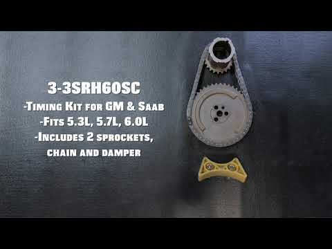 GM & Saab 5.3L, 5.7L, & 6.0L Engine Timing Chain Set Melling # 3-3SRH60SC