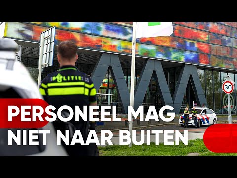 08-04-2024 Hilversum - veel politie op Mediapark