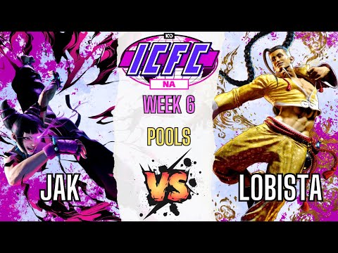 SF6 👊 JAK - Just A Kid (Juri) vs Lobista (Jamie) 👊 ICFC NA SF6 Summer 2023 Week 6 - Pools
