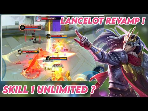 Test Play Lancelot Revamp | Skill 1 Unlimited ? Auto FastHand? Gameplay Top Global Lancelot