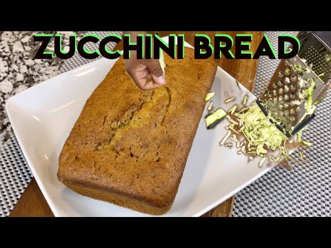 Zucchini bread | Dominican zucchini bread | how to make zucchini bread | Pan de calabacín fácil