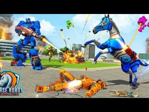 Horse Robot Jeep Game##Transform Robot Car Games