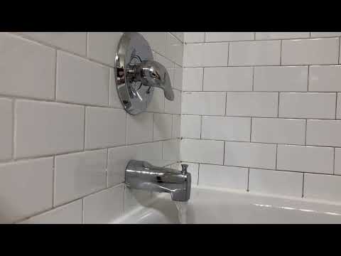 White Subway Tile Bathtub Filling Loop // Water Pressure 1 Hour Loop to Fall Asleep 💤