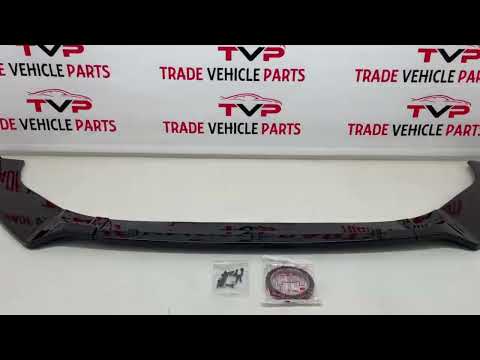 Fits VW Golf MK7 MK7.5 R GTD GTI TSI TDI 2013-2020 Front Lip Splitter Spoiler Carbon Look video