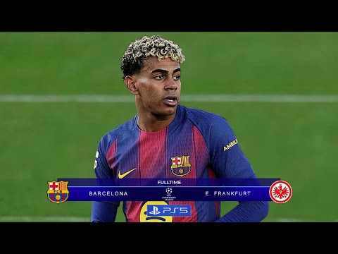 FULL HIGHLIGHT (2-1) BARCELONA VS EINTRACHT FRANKFURT UEFA CHAMPIONS LEAGUE 2025 FANSCAM KOUNDE GOAL