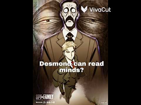 Can Donovan Desmond read minds? #anime#fypシ゚viral #fyp #spy×family#season3