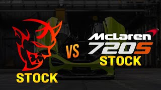 Stock Dodge Demon vs Mclaren 720s & 675LT 1/4 Mile DRAG RACE