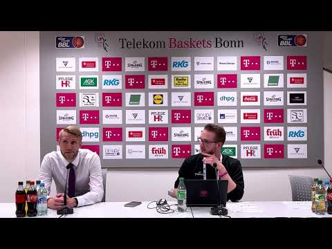 Pressekonferenz Playoffs 1/2-Finale Spiel 2: Telekom Baskets Bonn vs. FC Bayern München Basketball