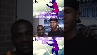 50/50 Twin Showing Love To Chamillionaire in 2004