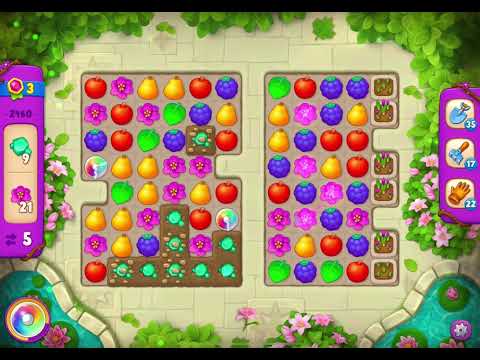 GardenScapes Level 2460 no boosters (13 moves)